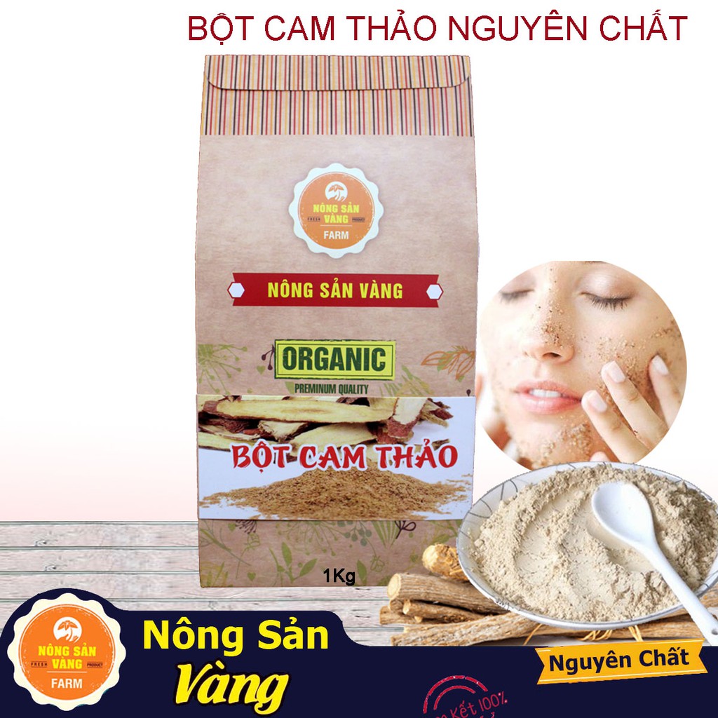 Bột Cam Thảo Nguyên Chất Cao Cấp 1kg - Nông Sản Vàng