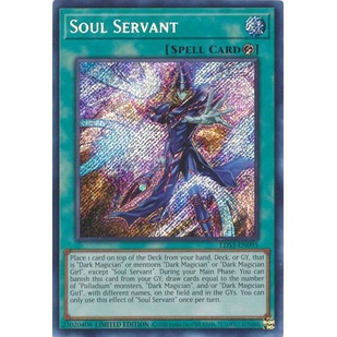 Thẻ Bài Yugioh Soul Servant - LDS3-EN095 - Secret Rare 1st Edition