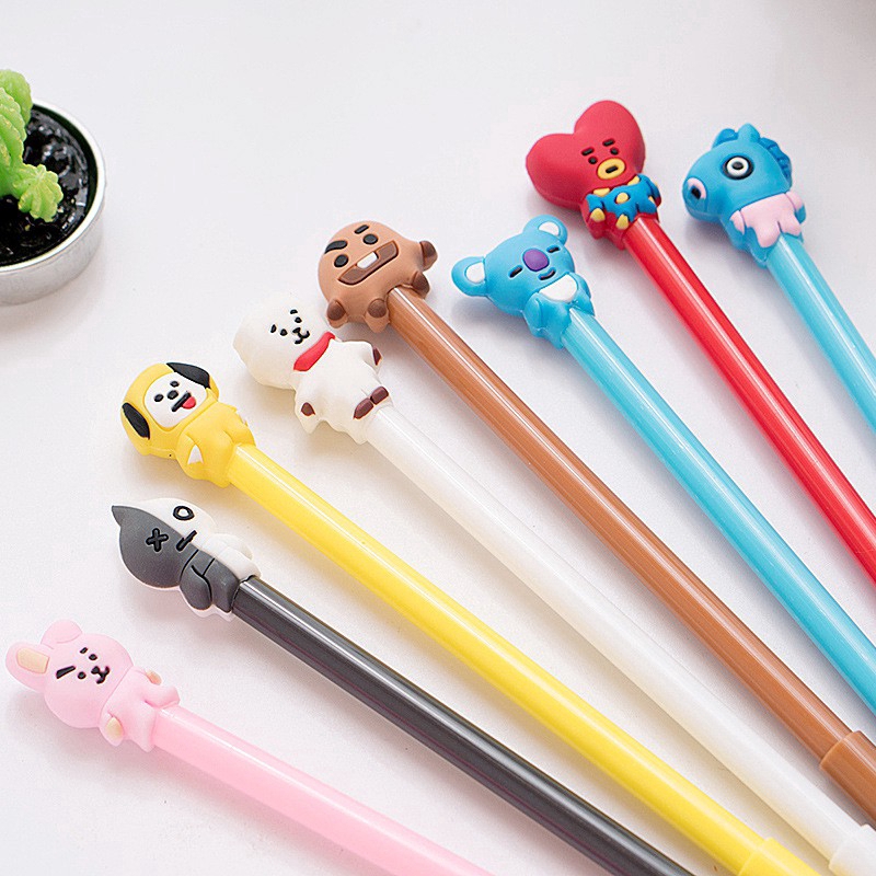 Moon Unicorn Sáng tạo Dễ thương Bút Gel 0.5mm Mực đen Sinh viên Văn phòng phẩm Đồ dùng văn phòng