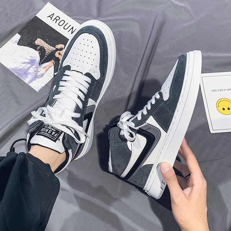 Giầy thể thao nam cổ cao ❤️FREESHIP❤️ giày nam tăng chiều cao giày sneaker nam đẹp mẫu mã năng động JD