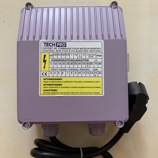 Hộp điều khiển bơm hoả tiễn 1Hp/1.5Hp/2Hp/3Hp 1 pha 220V, có tích hợp téc mít bảo vệ quá tải động cơ