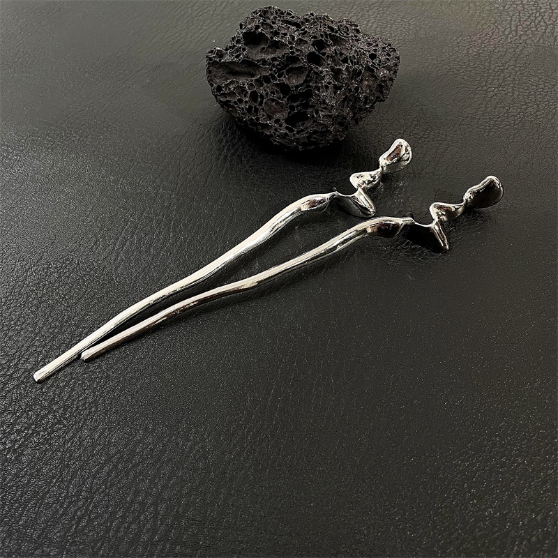 Kẹp Tóc Kim Loại Đơn Giản Ngọt Ngào Cao Cấp Hàng Ngày niche Nóng Bỏng Cho Nữ