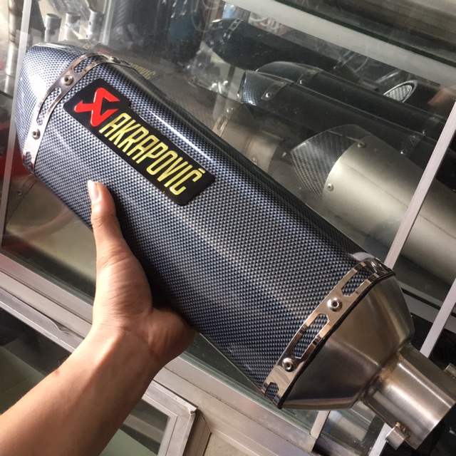 Pô Akrapovic dài 40cm thích hợp cho ae đi xe ga nhé