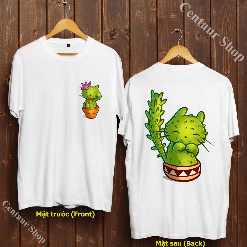 👉Áo Thun Xương Rồng - Áo Thun hình Xương Rồng - Cat T-Shirt - Cactus T-Shirt phong cách - CCT-014