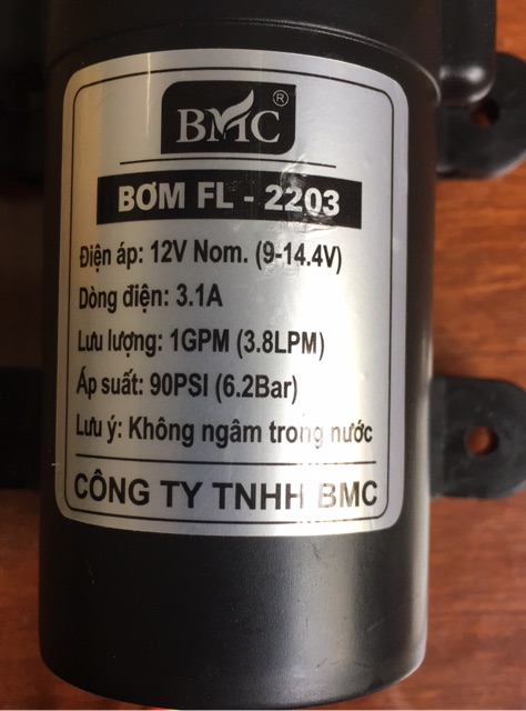 Máy Bơm mini FL-2203 chính hãng BMC bảo hành 6 tháng