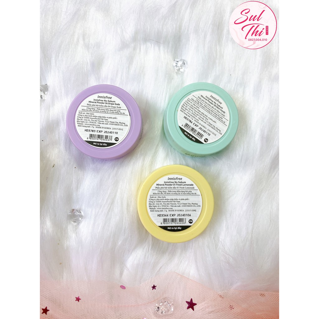 Phấn phủ kiềm dàu Innisfree no sebum x Dinotaeng phiên bản limit 2021 | BigBuy360 - bigbuy360.vn