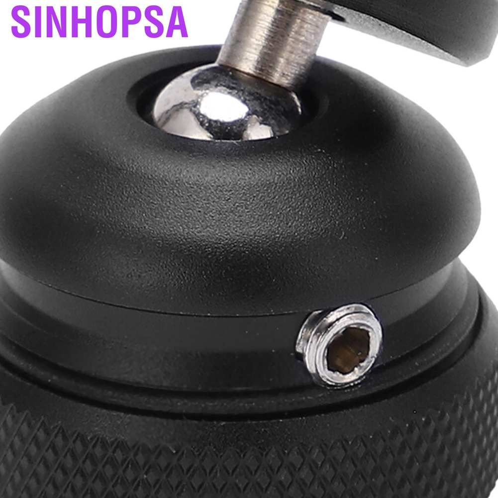 Đế gắn máy ảnh màu đen có thể điều chỉnh xoay 360 độ 1/4 inch
 | BigBuy360 - bigbuy360.vn