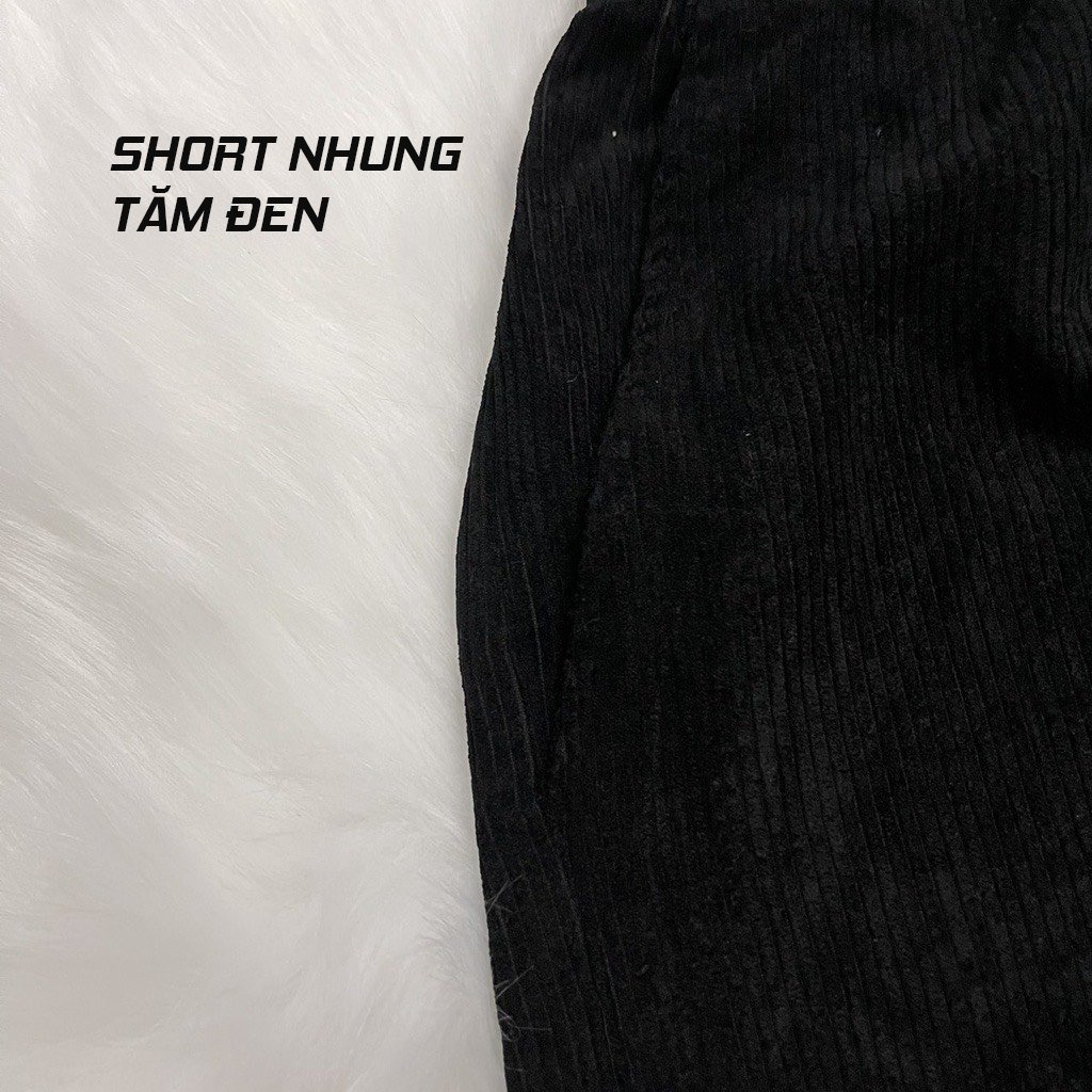 [Mã 1611FAGIAM15K0 giảm 15K đơn từ 99K] Quần short thun BASIC DA CÁ ngắn unisex nam nữ màu đen