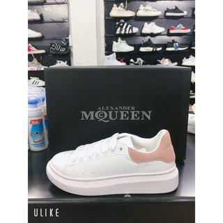 Giày MCQUEEN gót hồng nữ đế trắng ( ảnh thật )