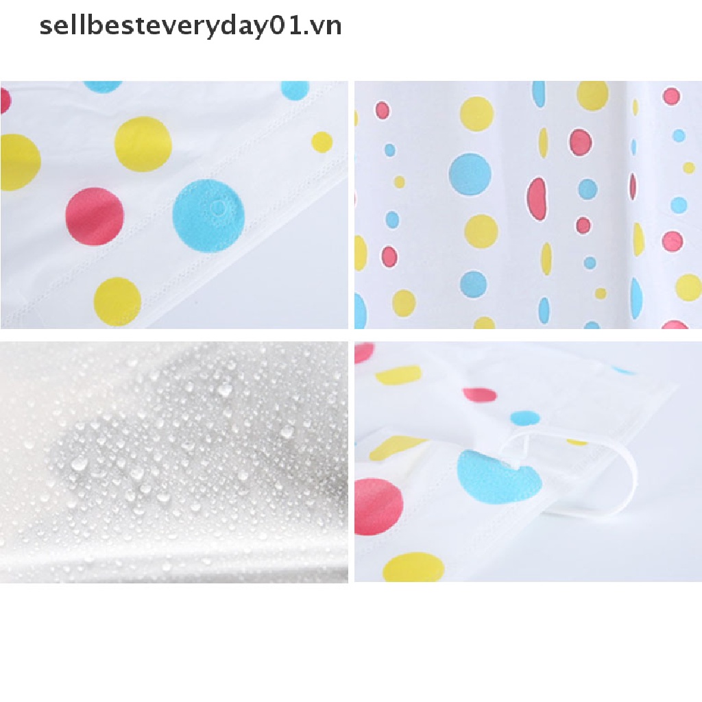 Shower Curtain Starfish Partition Waterproof Mildew PEVA Curtain For Bathroom