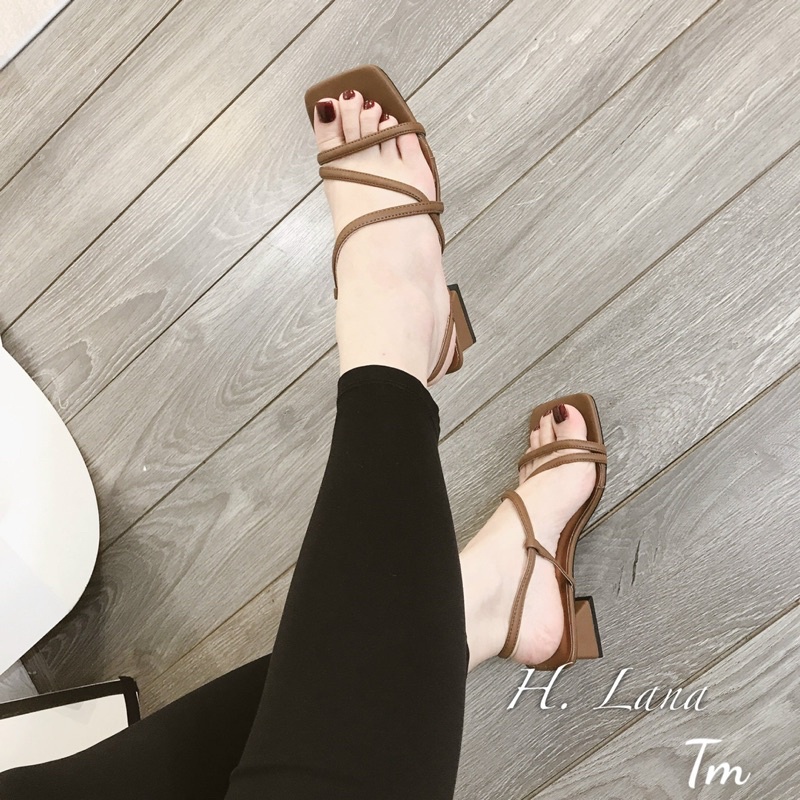 L198-SANDAL DÂY GÓT TRỤ 5P CHUN
