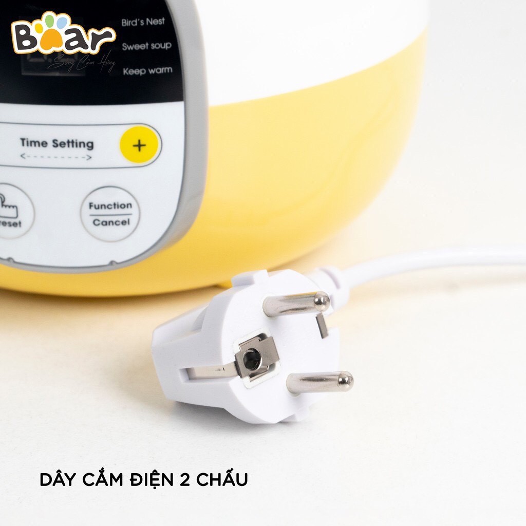 (BẢN QUỐC TẾ) NỒI NẤU CHÁO BEAR 0,8L