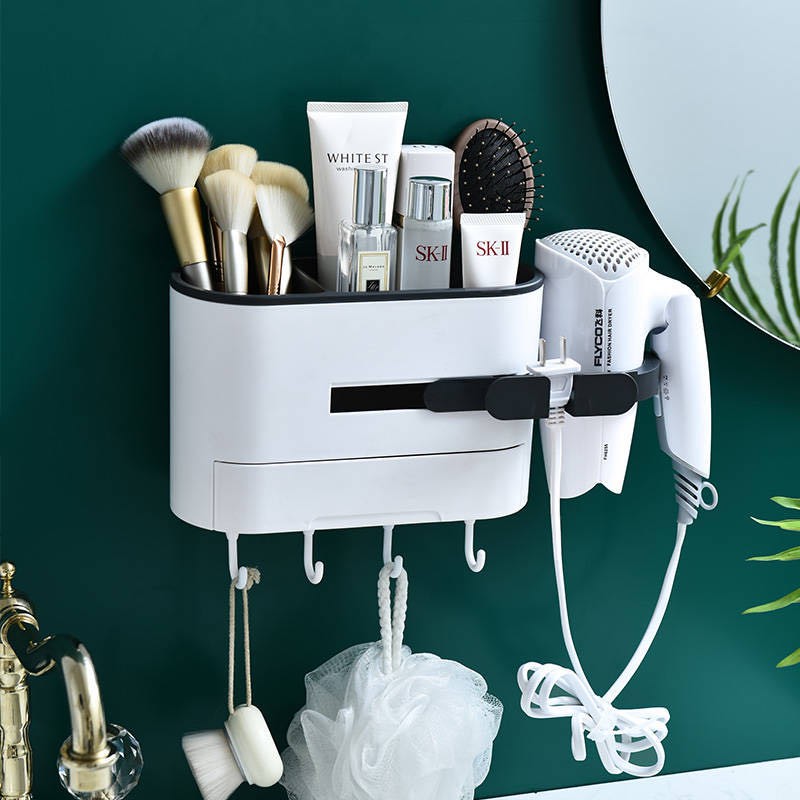 Giá Treo Máy Sấy Tóc Gắn Tường Đa Năng Không Để Lại Dấu Vết
