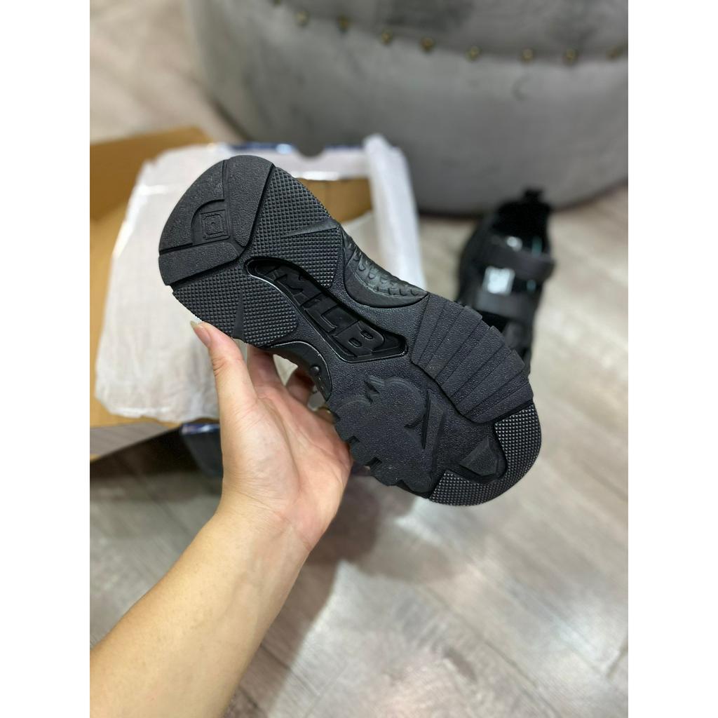 Sục MLB BigBall Chunky Mask Ny full đen, Sục Dán Thể Thao MLB Nâu Kem NY chunky New York Yankees full đen.