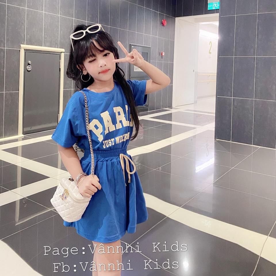 Bộ PARIS quần giả váy siêu xinh cho bé gái - BPR