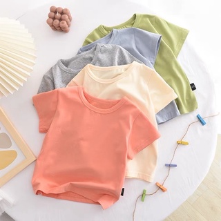 Áo thun cotton cộc tay basic cho bé chất đẹp mát