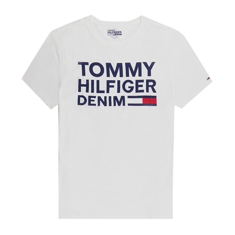 Áo Thun Ngắn Tay In Logo Tommy Hilfiger Cá Tính Cho Nam
