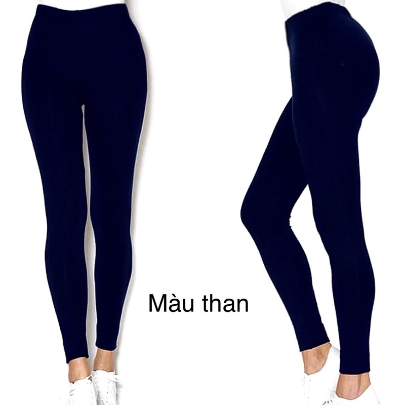 (CÓ VIDEO THẬT) Quần legging nữ Ivory cạp cao co giãn, quần legging dài gen bụng mỏng nhẹ 2 màu siêu đẹp