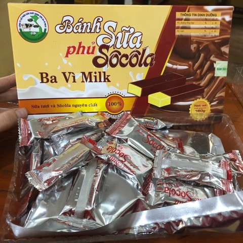 Bánh sữa phủ Socola Ba Vì- Ngon hết nấc