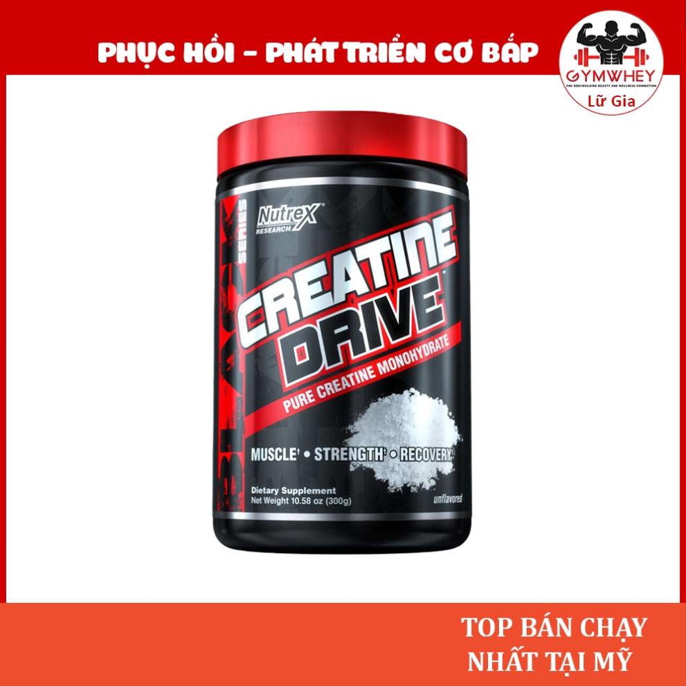 Creatine Drive Phục Hồi Phát Triển Cơ Bắp NUTREX CREATINE DRIVE 300 GRAM