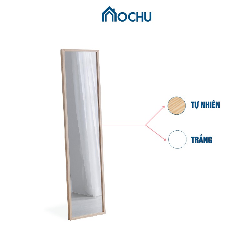 Gương đứng soi toàn thân khung gỗ OCHU Dựa tường MIRROR M Nội thất Decor phòng khách phòng ngủ