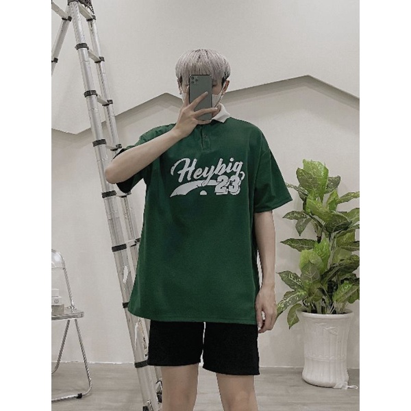 ÁO POLO IN HÌNH 'HEYBIG 23' CỰC CHẤT - FORM CHUẨN ĐẸP- CHẤT VẢI SIÊU BỀN