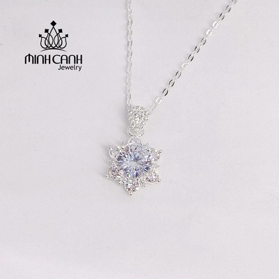 Dây Chuyền Hoa Bạc Cao Cấp - Minh Canh Jewelry