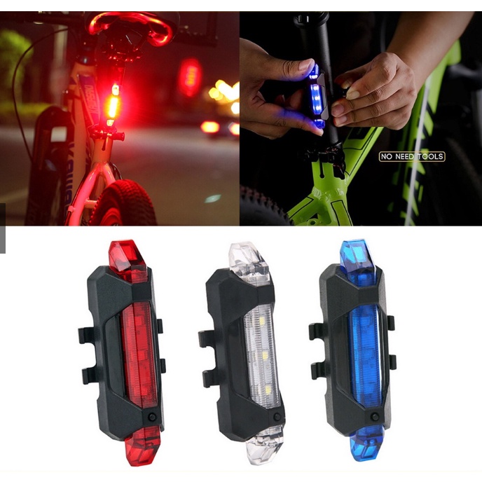 [BẢO HÀNH 1 ĐỔI 1]Đèn xe đạp hậu LED thể thao, đèn hậu xe đạp siêu sáng DH-T3.3