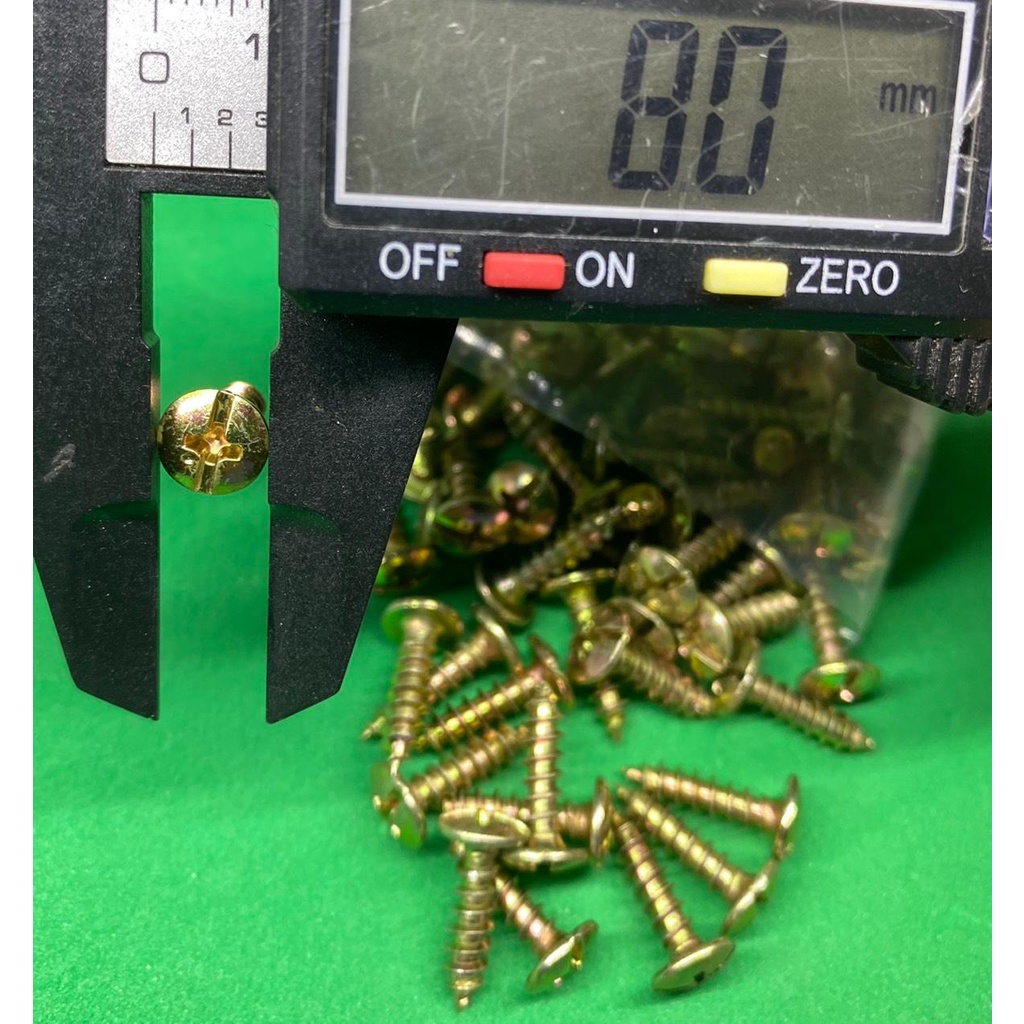 Ốc vít đầu dù răng xoắn 4mm dài 15mm một Túi khoản 100 con khoản 110g - linh kiện điện tử QUỲNH DIỄN