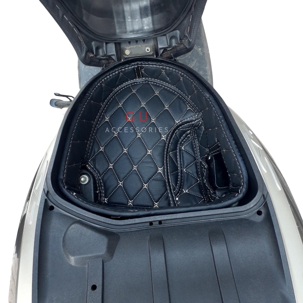 Lót cốp chống nóng chất liệu da cao cấp thiết kế có túi tiện dụng dành cho xe máy HONDA SH Nhập Ý 2006-2012 GU