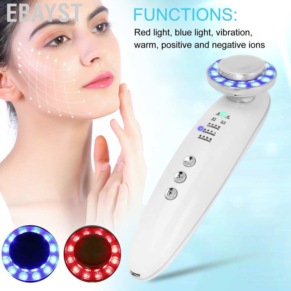 (Hàng Mới Về) Máy Massage Da Mặt Chống Lão Hóa Có Đèn Led Photon