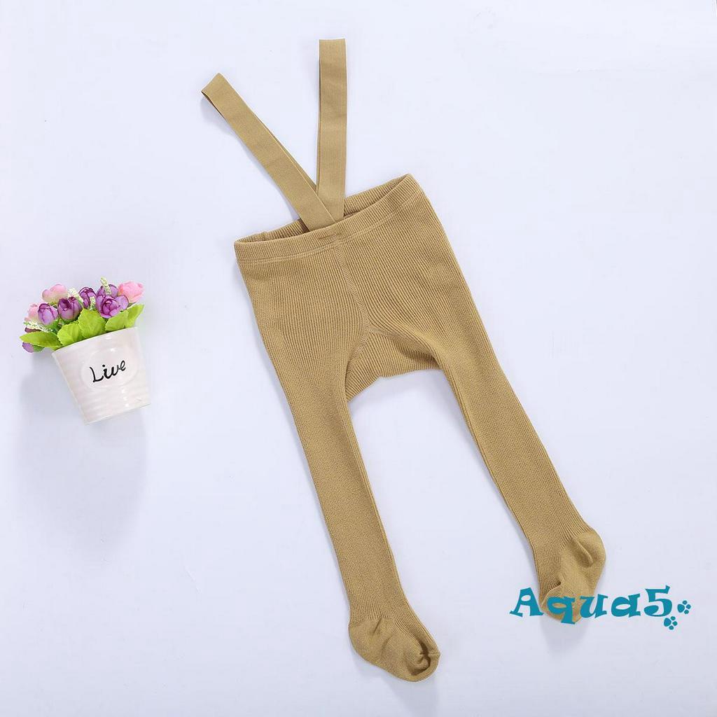 Quần Tất Lưng Cao Màu Trơn Cho Bé