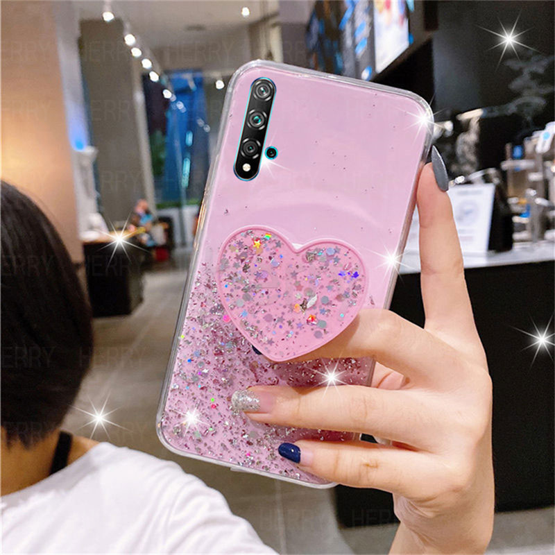 Vỏ điện thoại mềm TPU long lanh Bling Sequins dành cho Huawei Mate 20 Pro Y7A A6P Y5P Y7 Y9S Y9 Prime 2019 Honor 8X Bầu trời đầy sao Với Vỏ nắp đậy Vỏ,Bao ,Ốp lưng