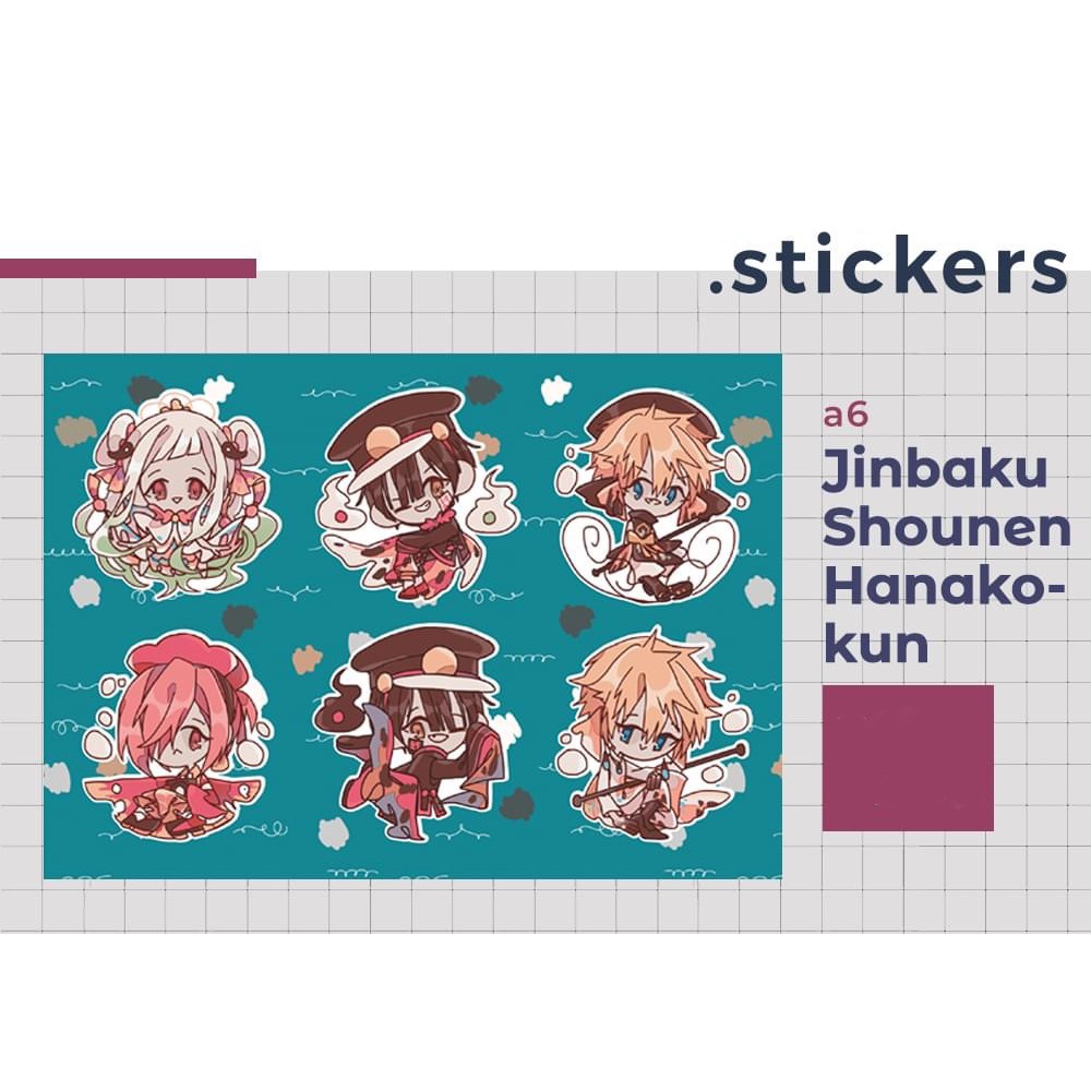 Hình dán Jinbaku Shounen Hanako-kun