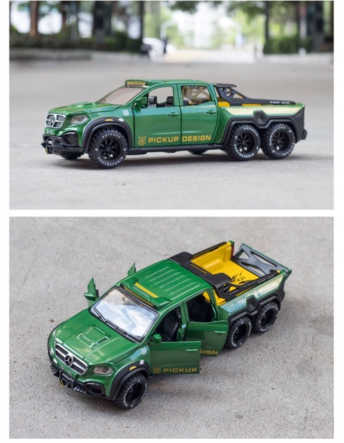 Ảnh thật ✨ Mô Hình 1:32 Xe Bán Tải Mercedes Benz X-Class Exy ✨