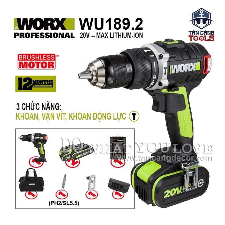 MÁY KHOAN WORX WU189.2