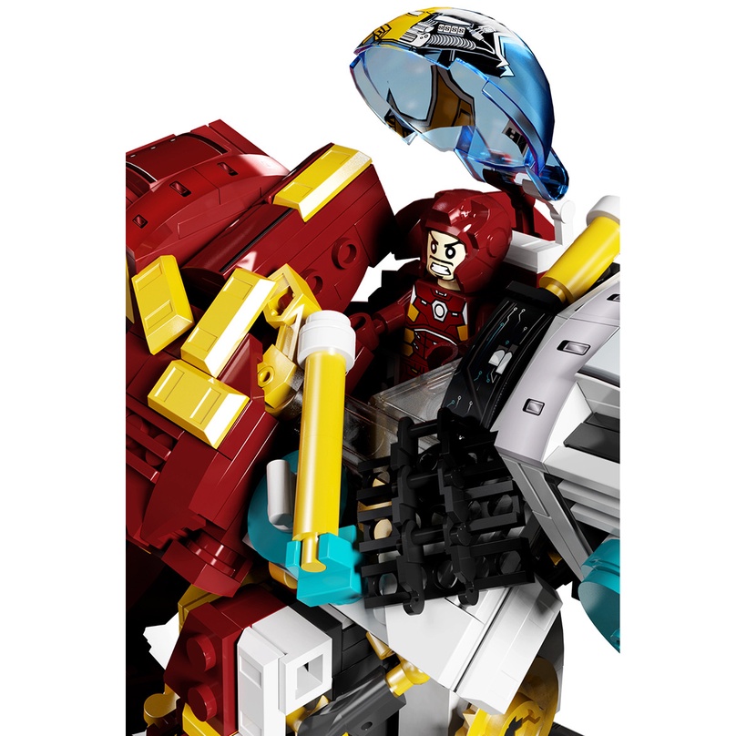 BỘ ĐỒ CHƠI XẾP HÌNH Mô Hình Người Sắt, Lắp Ráp Mô Hình Iron men, ROBOT Biến Hình