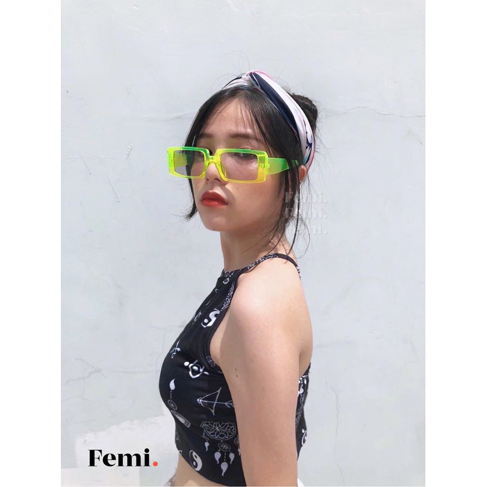 Kính thời trang Femi Dara phong cách Retro kính râm nữ Hot Trend