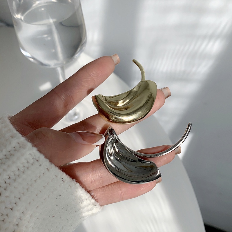 Khuyên tai dạng kẹp hình nhện đính đá phong cách punk độc đáo cá tính