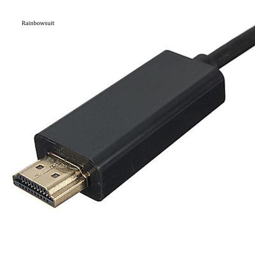 Dây cáp kết nối 1.8m HD 1080P cửa sổ hiển thị DP sang đầu cắm HDMI cho máy tính để bàn máy tính xách tay