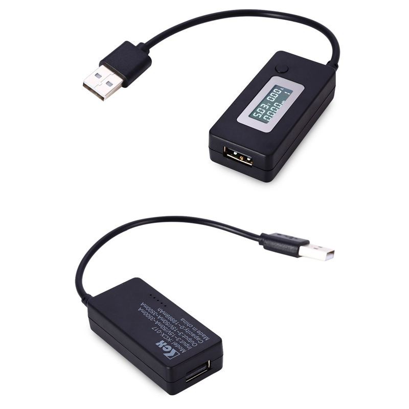 Usb Đo Dòng Điện Có Màn Hình Lcd Qc2.0 3-15v