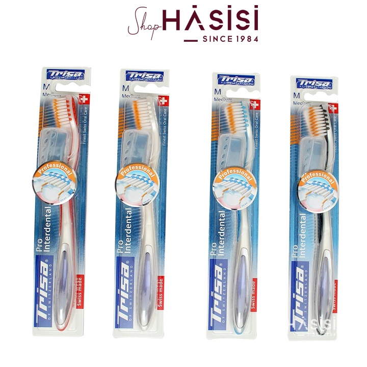 Bàn Chải Có Nắp TRISA - Pro Interdental Medium