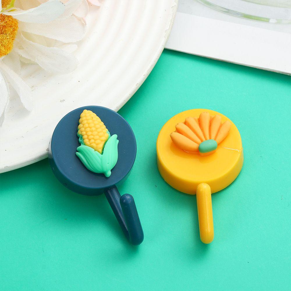 Móc Treo Đồ Dán Tường Thiết Kế Hai Mặt Họa Tiết Hoạt Hình Trang Trí Nhà Cửa