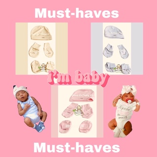 Phụ kiện sơ sinh Nous set mũ nón bao tay vớ chân cho bé sơ sinh