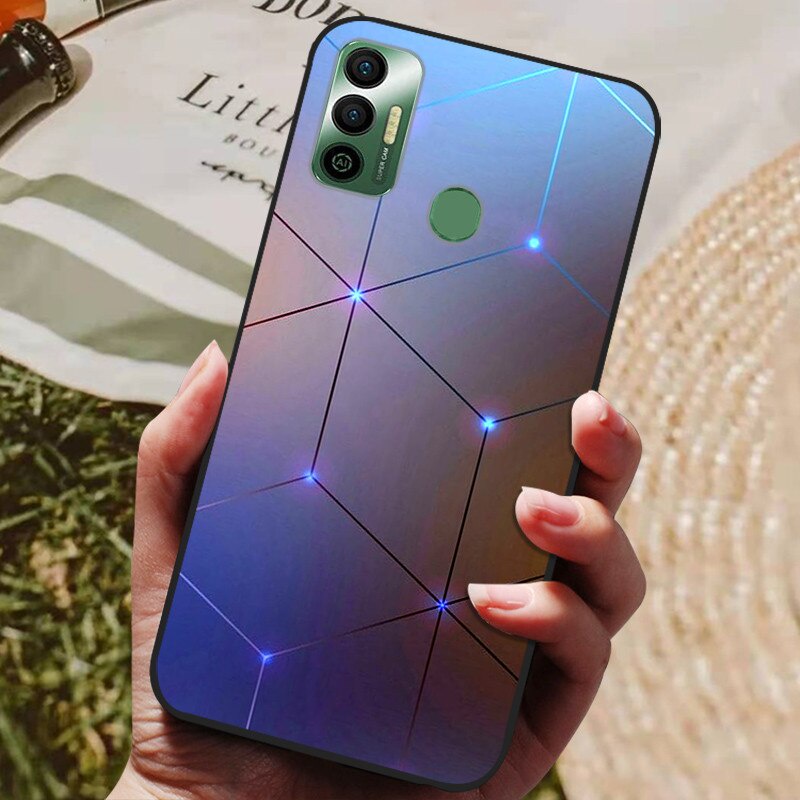 Ốp Lưng phủ bóng họa Tiết 3d Tecno pova 2 3 park 7 7T Park 6 go Spark 8c