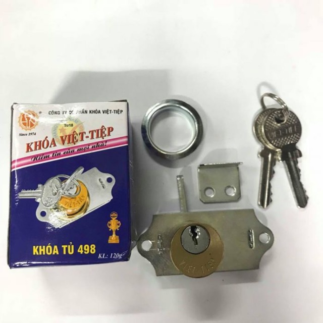 Khoá tủ Việt Tiệp 498