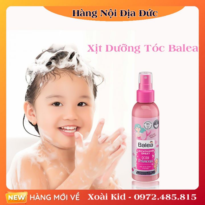 Sữa tắm gội Balea công chúa cho bé gái 300ml- Nội địa Đức đủ Bill