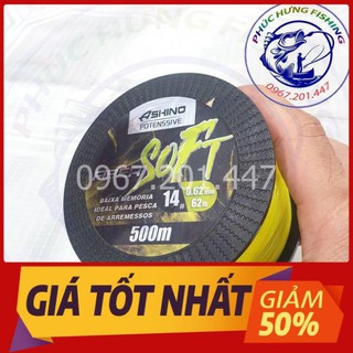 [ XẢ HÀNG ] Dây Cước Siêu Bền Ashino Soft 500m Full Size