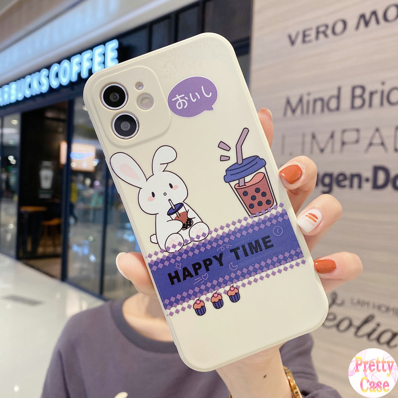 Ốp Lưng Dẻo In Hình Thỏ Và Cà Rốt Dễ Thương Cho Oppo A52 A92 A31 A91 Reno 3 A5 A9 2020 F11 F9 A7 A5S A12 A11K Ax7 A3S A12E F1S A83 A39 A57 Reno 4z 5g Realme C1 2 Pro