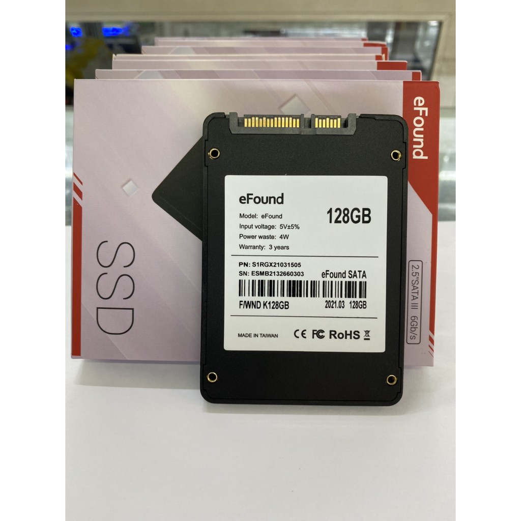 [Mã ELMS05 giảm 5% đơn 300k]Ổ cứng SSD EFFOUND 128GB Sata III 6Gbit/s, 2.5 Inch Bảo hành 36 tháng | WebRaoVat - webraovat.net.vn